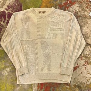 Vintage 1980s/90s Shenandoah Golf Sweater, Men’s XL